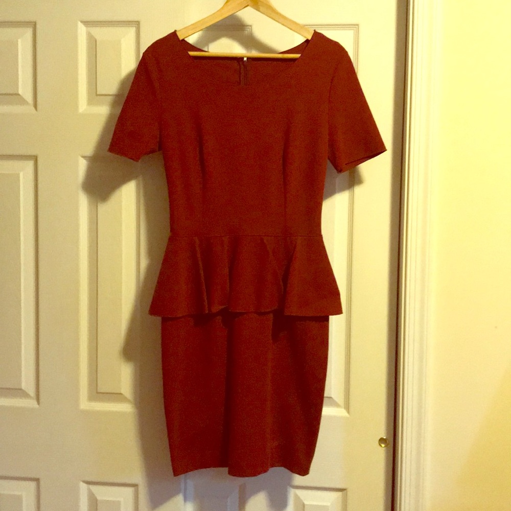 Stella McCartney Red pendulum midi dress